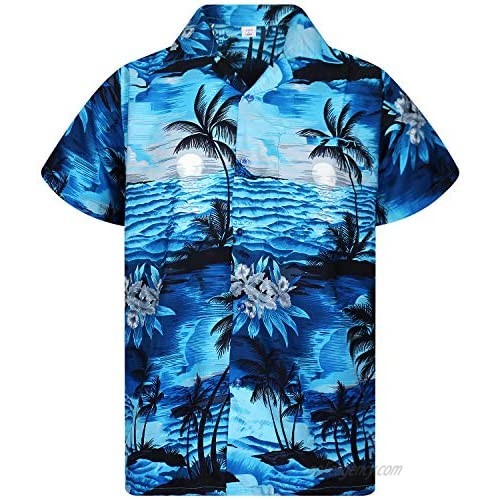 V.H.O. Funky Hawaiian Shirt  Shortsleeve  Surf  Darkturquoise  4XL