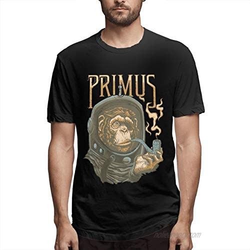 Warerice Cotton Shirts with Primus Astro Monkey Design Running Man Top