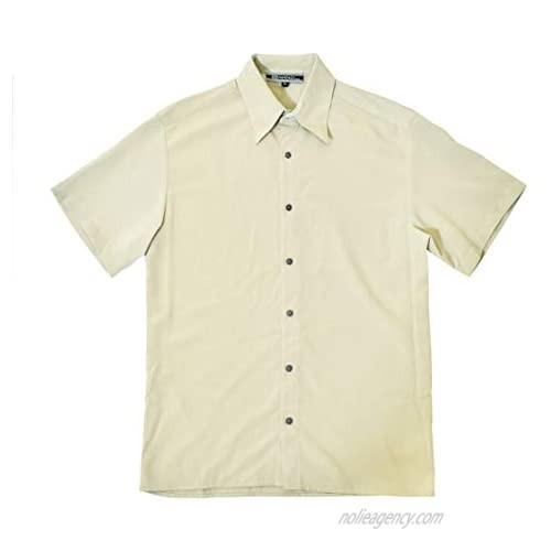 Ivory Short Sleeve - Dress Shirt for Men
