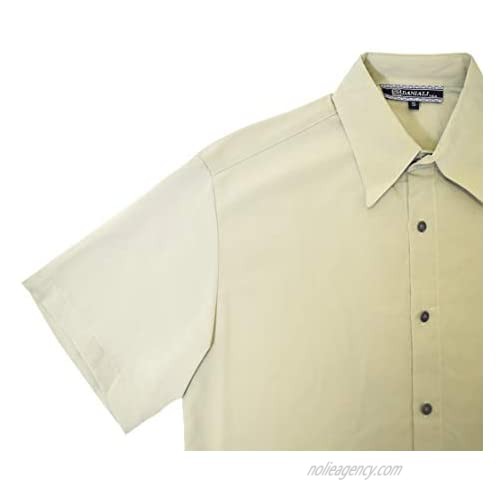 Ivory Short Sleeve - Dress Shirt for Men