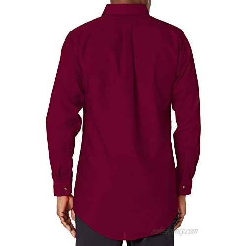Red Kap Men's Poplin Dress Shirt Burgundy 4X-Large/Tall