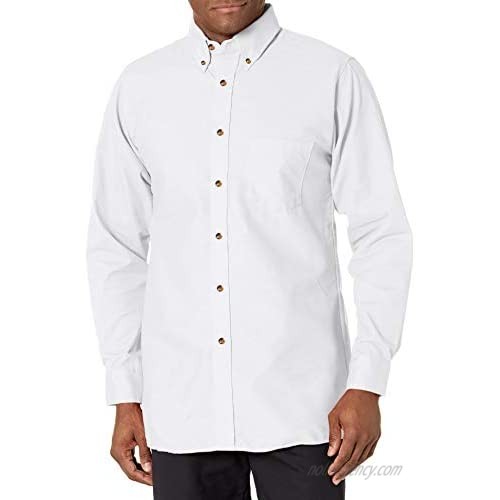 Red Kap Men's Poplin Dress Shirt  White  2X-Large