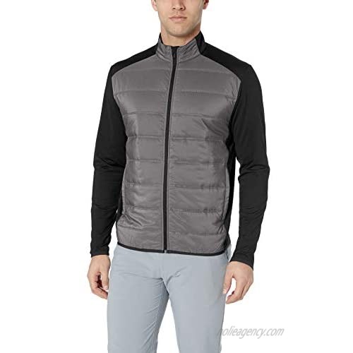 Callaway Men's Basics Long Sleeve Ultrasonic Quilted Full Zip Jacket