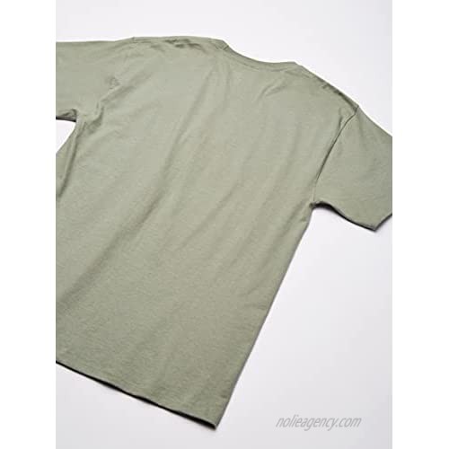 Champion Men's Classic T-Shirt Screen Print Script Ecology Green-Y07718 Small