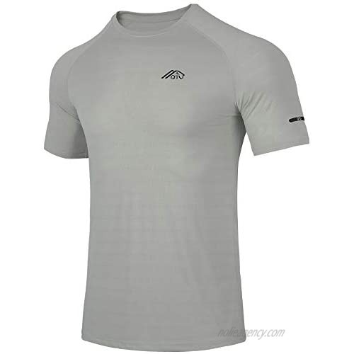 Men's Women's UPF 50+ Sun Protection SPF Short Sleeve Shirts Quick Dry Lightweight Running T-Shirts