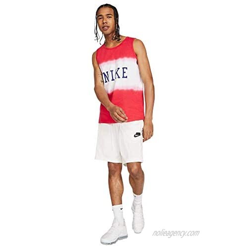 Nike Men's Sportswear Americana Statement Tank Top (Red/White) Size Small