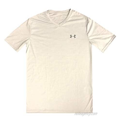 Under Armour Mens V-Neck Tech 2.0 Short Sleeve T-Shirt (Light Grey(011)  M)