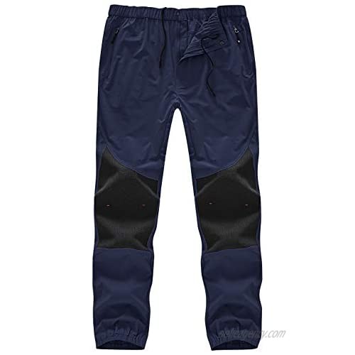 Gopune Men's Outdoor Lightweight Hiking Pants Breathable Quick Dry Climbing Mountian Pants