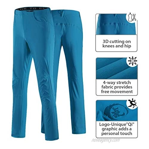 KAILAS Men's Quick Dry 9A Climbing Pants Stretch Lightweight Water Repellent Pants for Outdoor Hiking and Everyday Wear
