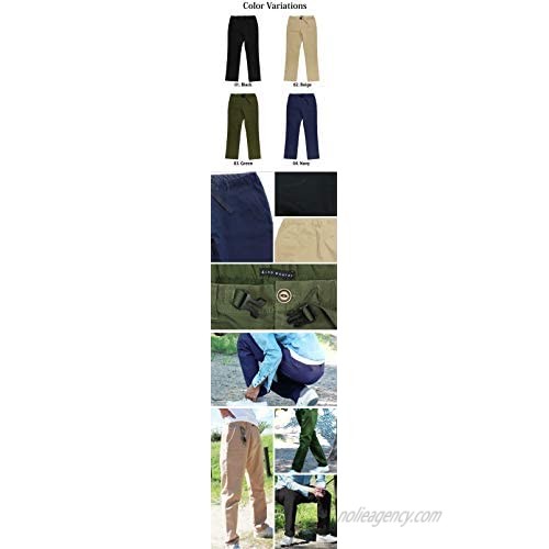 LAD WEATHER Stretch Hiking Pants Sports Outdoor Camping Trekking Trousers Mens