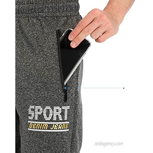 LINTEBOB Mens Jogger Sweatpants Leisure Athletic Pants Workout Athletic Pants Workout