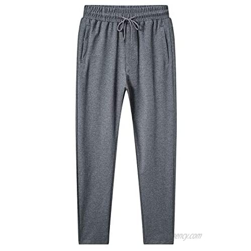Locachy Men's Casual Cotton Jogger Sweatpants Workout Running Gym Lounge Athletic Pants