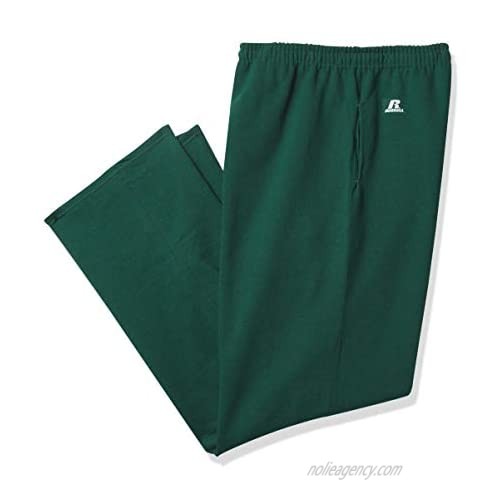 Russell Athletic Men's Dri-Power Fleece Open Bottom Sweatpants with Pockets