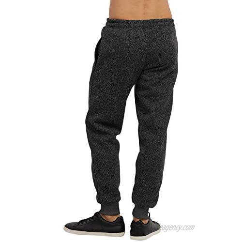 ToBeInStyle Men's Comfortable Durable Space Dye Fleece Jogger Athletic Pants