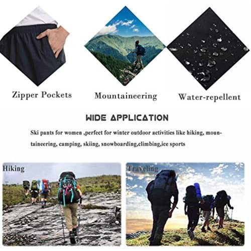 YUSHOW Summer Pants for Men Lightweight Joggers Men Fishing Hiking Waterproof Outdoor Pants with Elastic Waist & Pockets