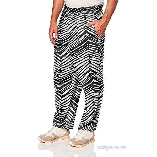 Zubaz Standard Men's Classic Zebra Printed Athletic Lounge Pants