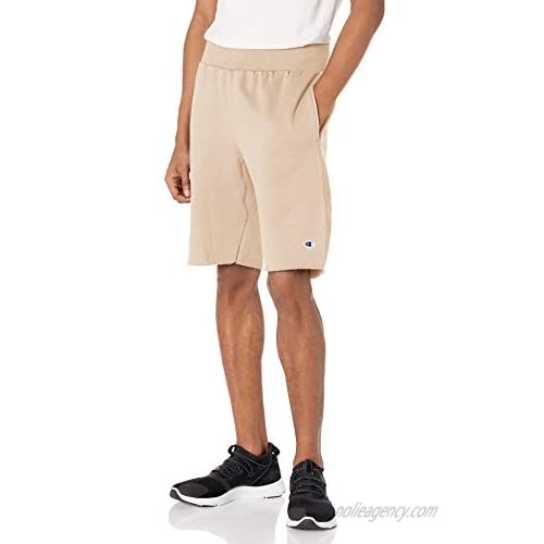 Champion Men's 10 Inch Reverse Weave Cut-Off Shorts  Country Walnut  Small