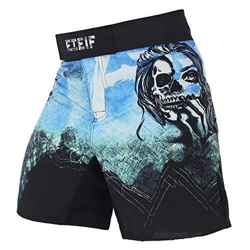 FTEIF MMA Fight Shorts Breathable Boxing Trunks Outdoor Running Fitness Shorts