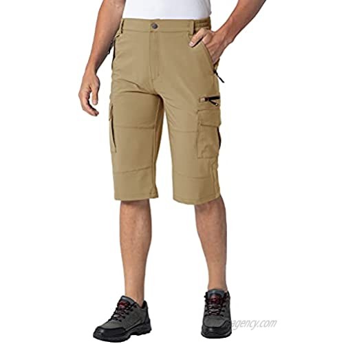 Gopune Men's Outdoor Cargo Shorts Lightweight Water Resistant Workout Hiking Shorts