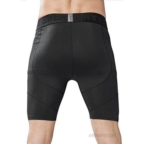 HUGE SPORTS Men's Compression Pants Baselayer Cool Dry Sports Tights Workout Leggings
