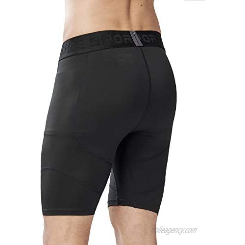 HUGE SPORTS Men's Compression Pants Baselayer Cool Dry Sports Tights Workout Leggings