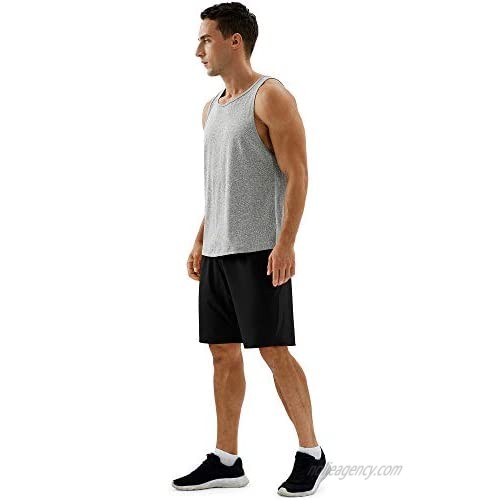 icyzone Running Shorts for Men - Workout Gym Athletic Jogger Shorts with Pockets