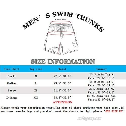 Malavita Men Swim Trunks Shorts Beach Shorts with Zipper Pockets
