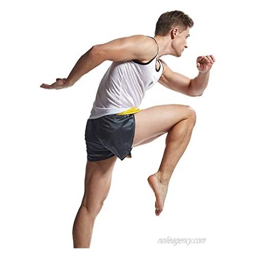 Mens Ranger Panty Side Split Lounge Shorts Retro Workout Running Short Shorts with Lining for Men