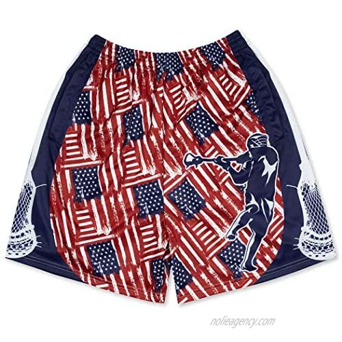 Premium Lacrosse Athletic Shorts | Various Designs | Adult Sizes