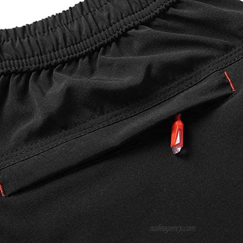 XinnanDe Mens Stretch Outdoor Quick Dry Elastic Waist Drawstring Sports Workout Shorts