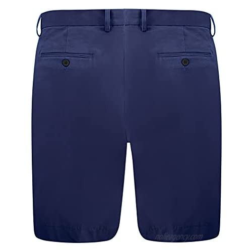 YUCENFU Men's Lightweight Flex Tall & Big Golf Shorts with Zipper Pocket