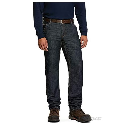 ARIAT Men's Fr M4 Low Rise Stretch Duralight Workhorse Stackable Straight Leg Jean