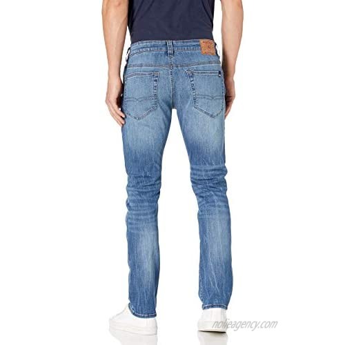 Buffalo David Bitton Men's Slim ASH Jeans VEINED and Crinkled Indigo 40W x 32L