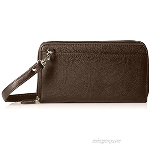 Buxton the Ultimate Double Zip Organizer (Clip Color May Vary)