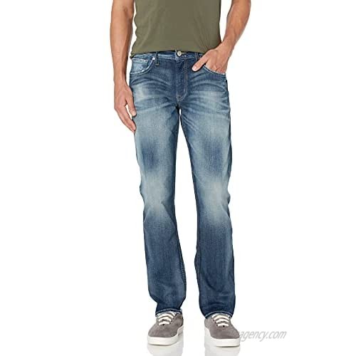 Silver Jeans Co. Men's Tall Size Allan Classic Fit Straight Leg Jeans