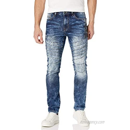 Southpole Men's Comfortable Fashion Skinny Stretch Denim Pants with Various Designs