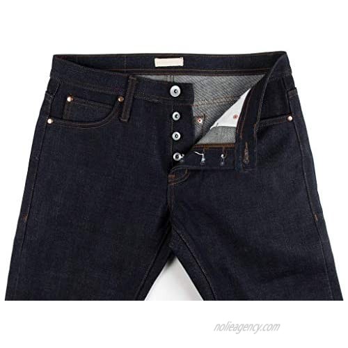 The Unbranded Brand Men's UB121 Skinny Indigo Selvedge Jean