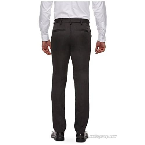 Haggar H26-Men's Performance Slim Fit Pants (Charcoal)