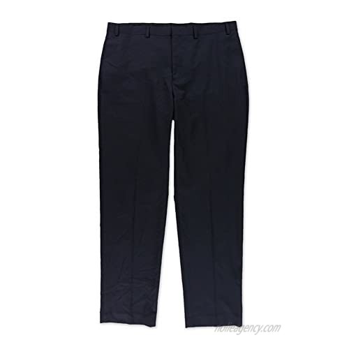 Marc New York Mens Textured Dress Pants Slacks  Blue  35W x 33L