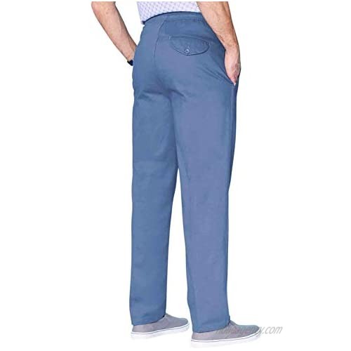 Mens Cotton Elasticated Rugby Trouser Pants with Drawcord