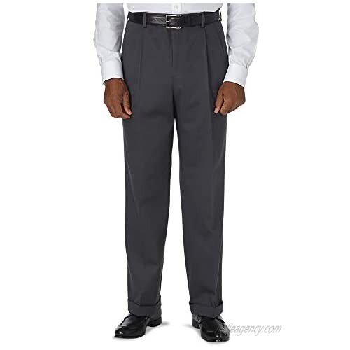 Paul Fredrick Men's Impeccable Cotton Chino Pleated Pants