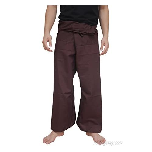 Casual Thai Fisherman Long Pants Yoga Meditation Kung Fu Tai Chi Pants Pregnancy Pants Unisex