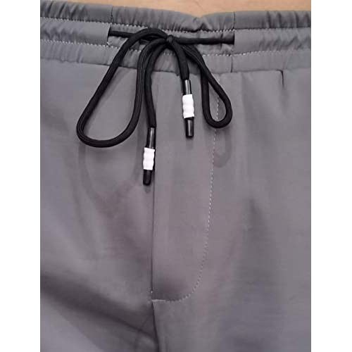 LEFTGU Men's Zipper Pockets Slim Fit Lightweight Joggers Casual Pants