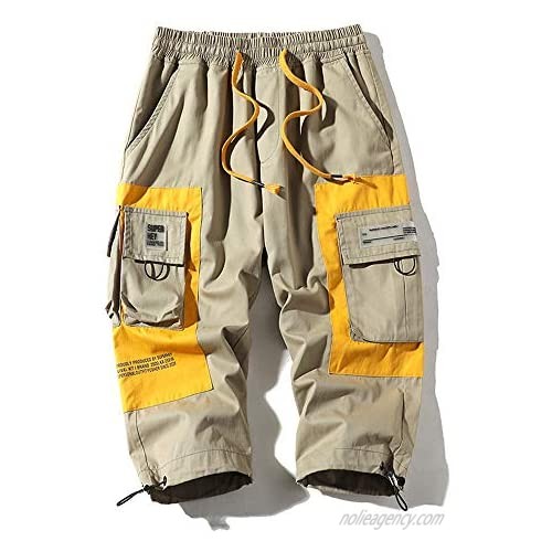 GUOYUXIAO Trend Cargo Shorts Men Summer Men's Wild Casual Shorts Male Cropped Pants