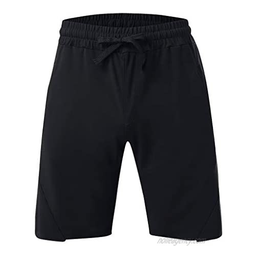 HSMQ Men Shorts Outdoor Stretch Elasticated Waist Quick Drying Shorts Lightweight Slim Fit Cargo Shorts