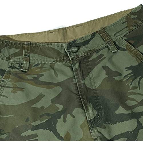 IDEALSANXUN Men’s Military Cargo Shorts Casual Loose Fit Multi-Pockets Tactical Cargo Shorts