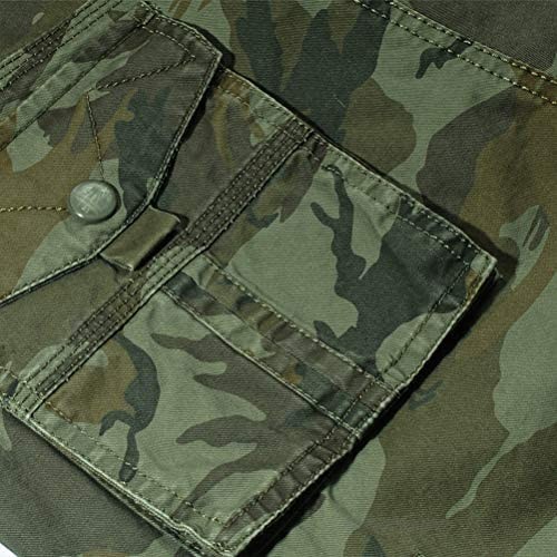 IDEALSANXUN Men’s Military Cargo Shorts Casual Loose Fit Multi-Pockets Tactical Cargo Shorts