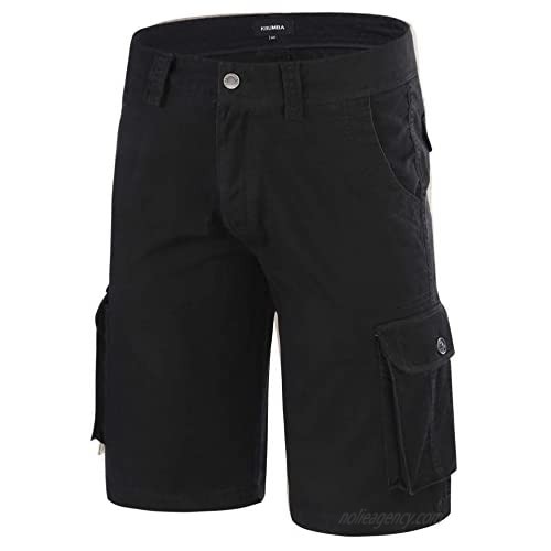 Krumba Men's Cotton Pigment Dyeing Outdoor Casual Cargo Shorts
