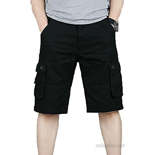 Men's Cargo Shorts Summer Casual Multi-Pocket Shorts Fashion Jogging Shorts Breathable Plus Size 42 44 46