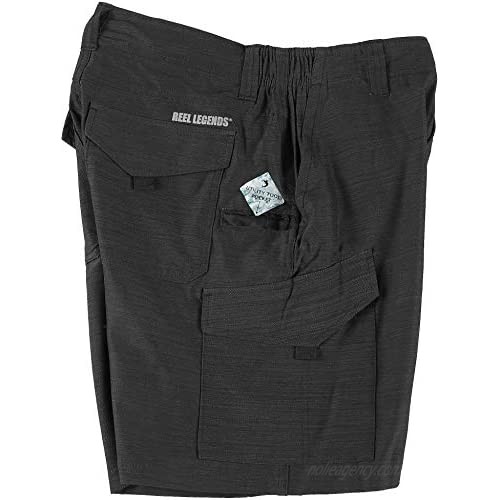 Reel Legends Mens Mackerel Shorts XX-Large Black